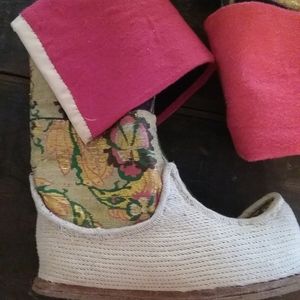 Ladies handmade decorative boot